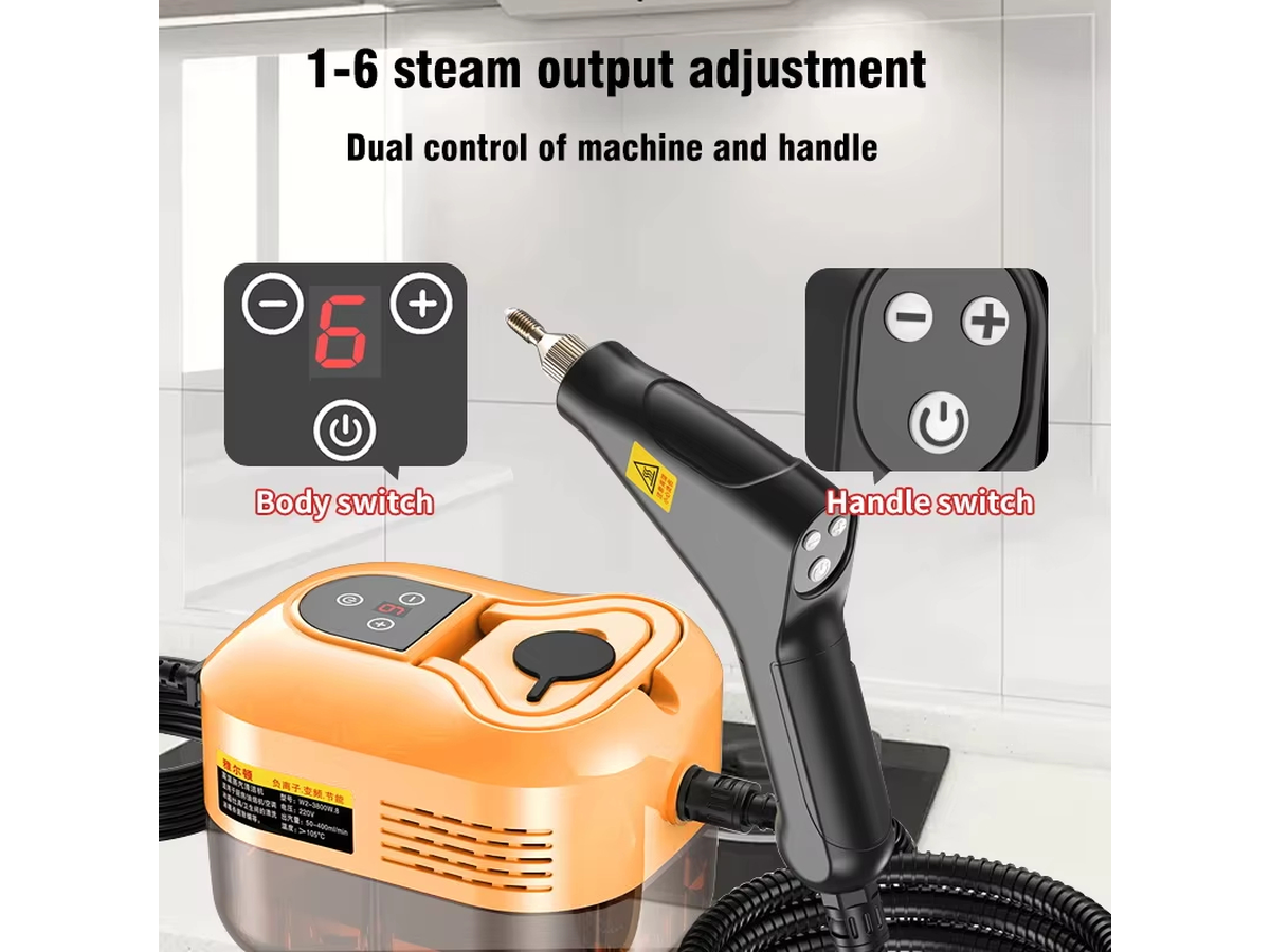 Handheld 2500W Steam Cleaner High Temperature Pressurized