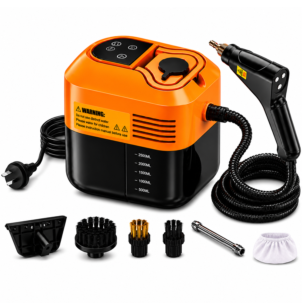 Handheld 2500W Steam Cleaner High Temperature Pressurized