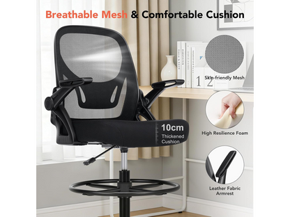 Drafting Chair Adjustable Standing Desk Chair