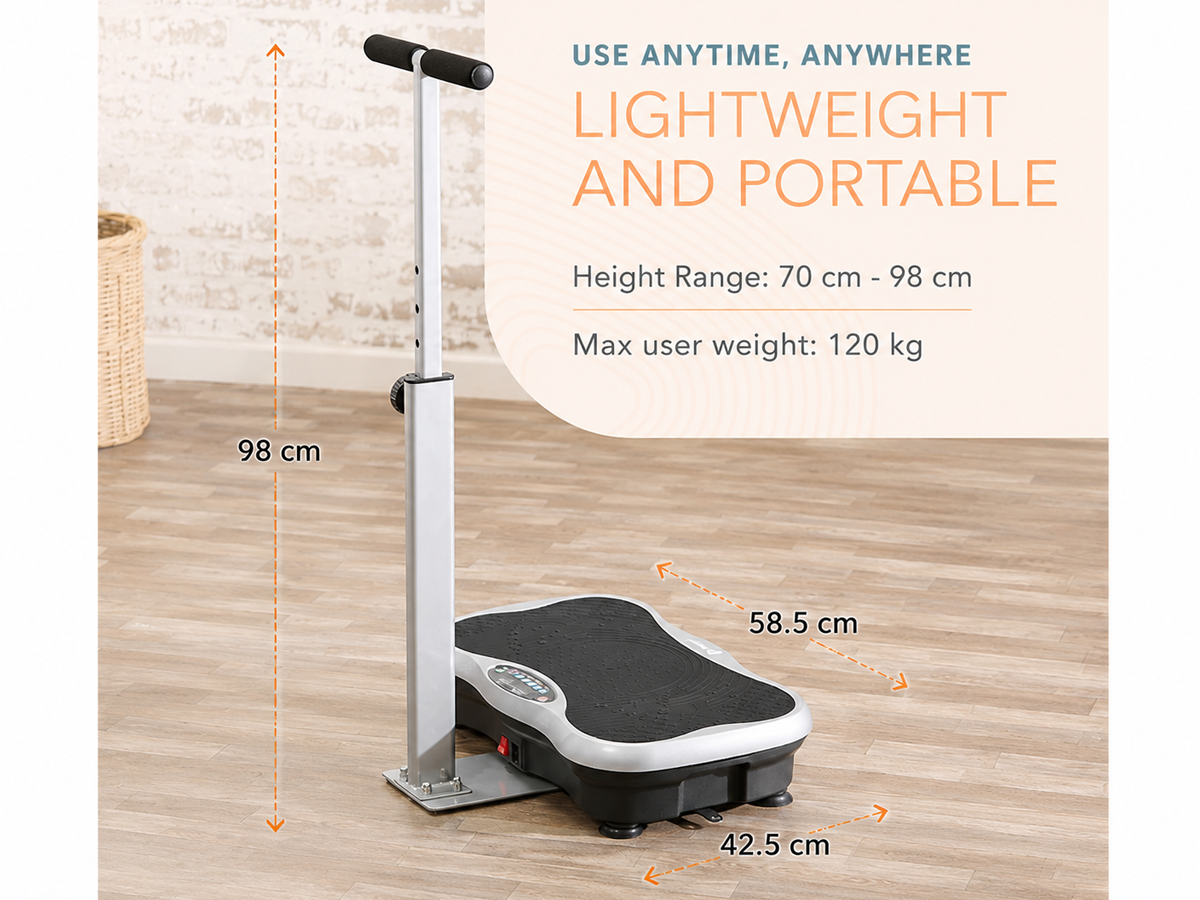 Vibration Plate with Handlebar