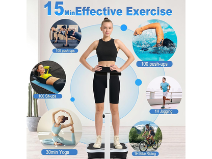 Vibration Plate with Handlebar
