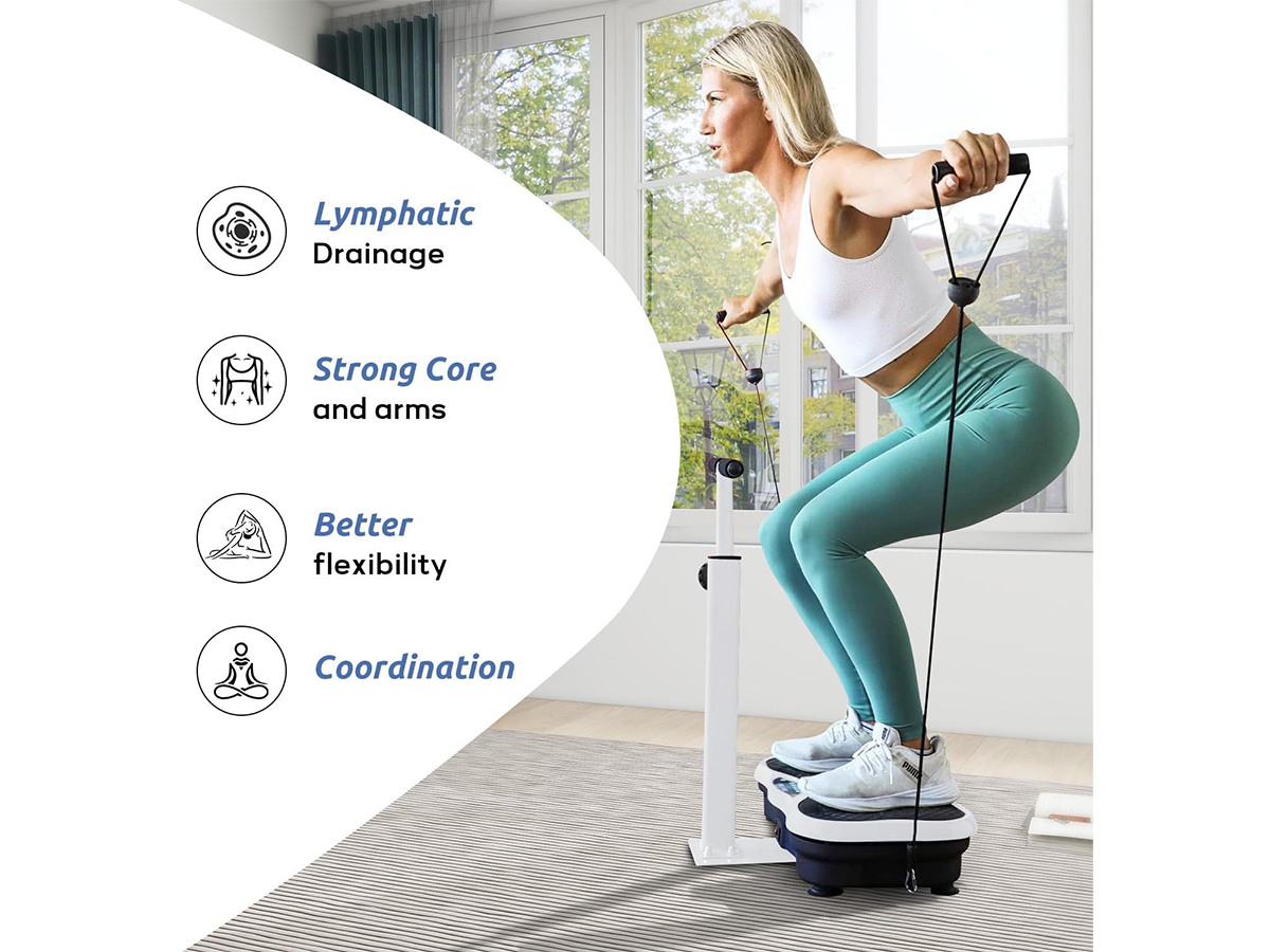 Vibration Plate with Handlebar