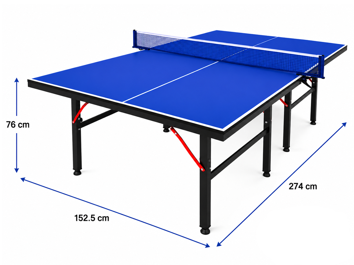 Foldable Indoor Table Tennis Table with Accessories