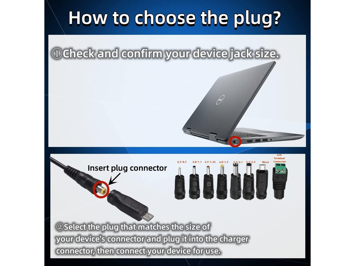 Universal Adjustable Power Adapter 30W