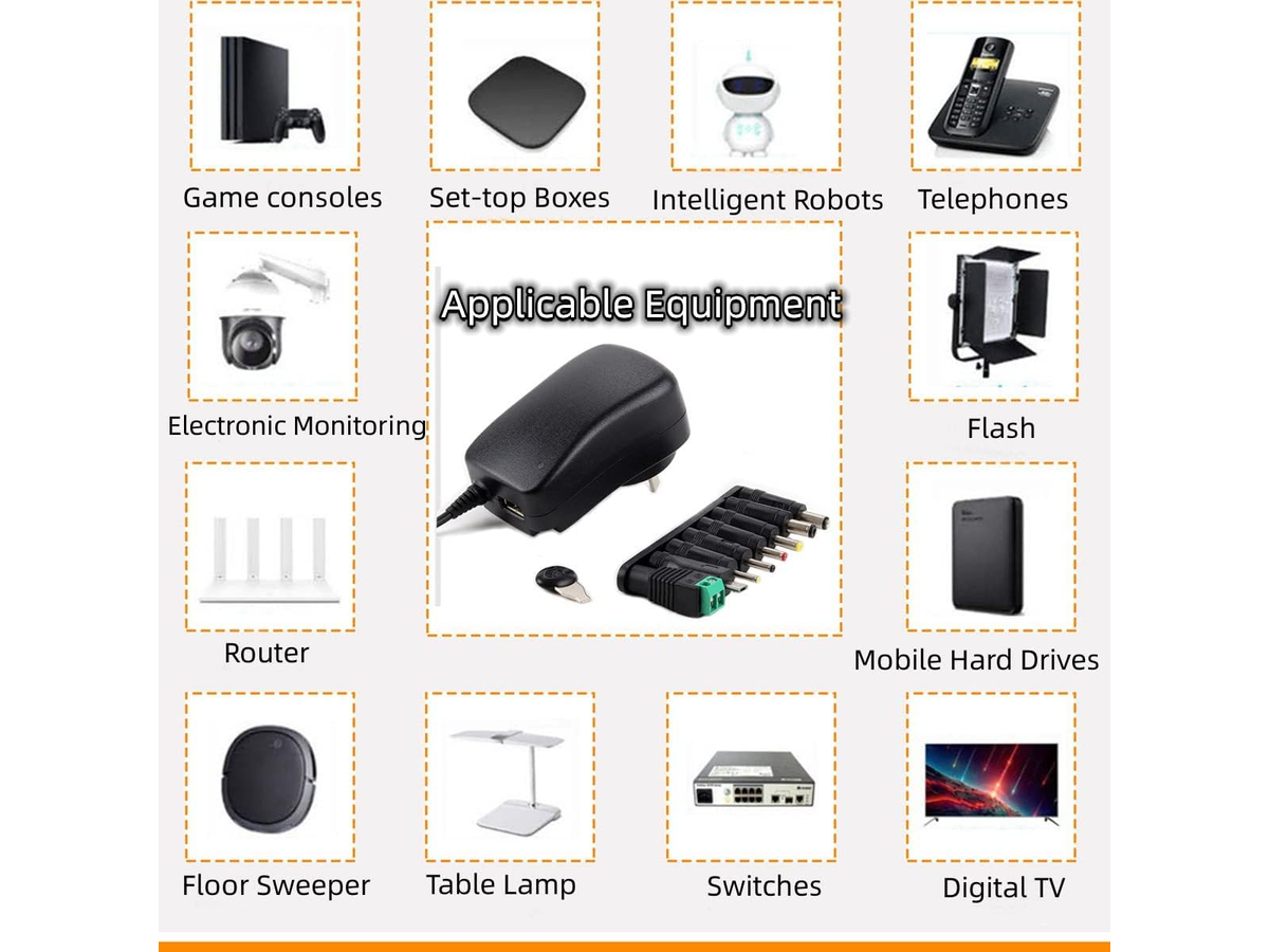 Universal Adjustable Power Adapter 30W