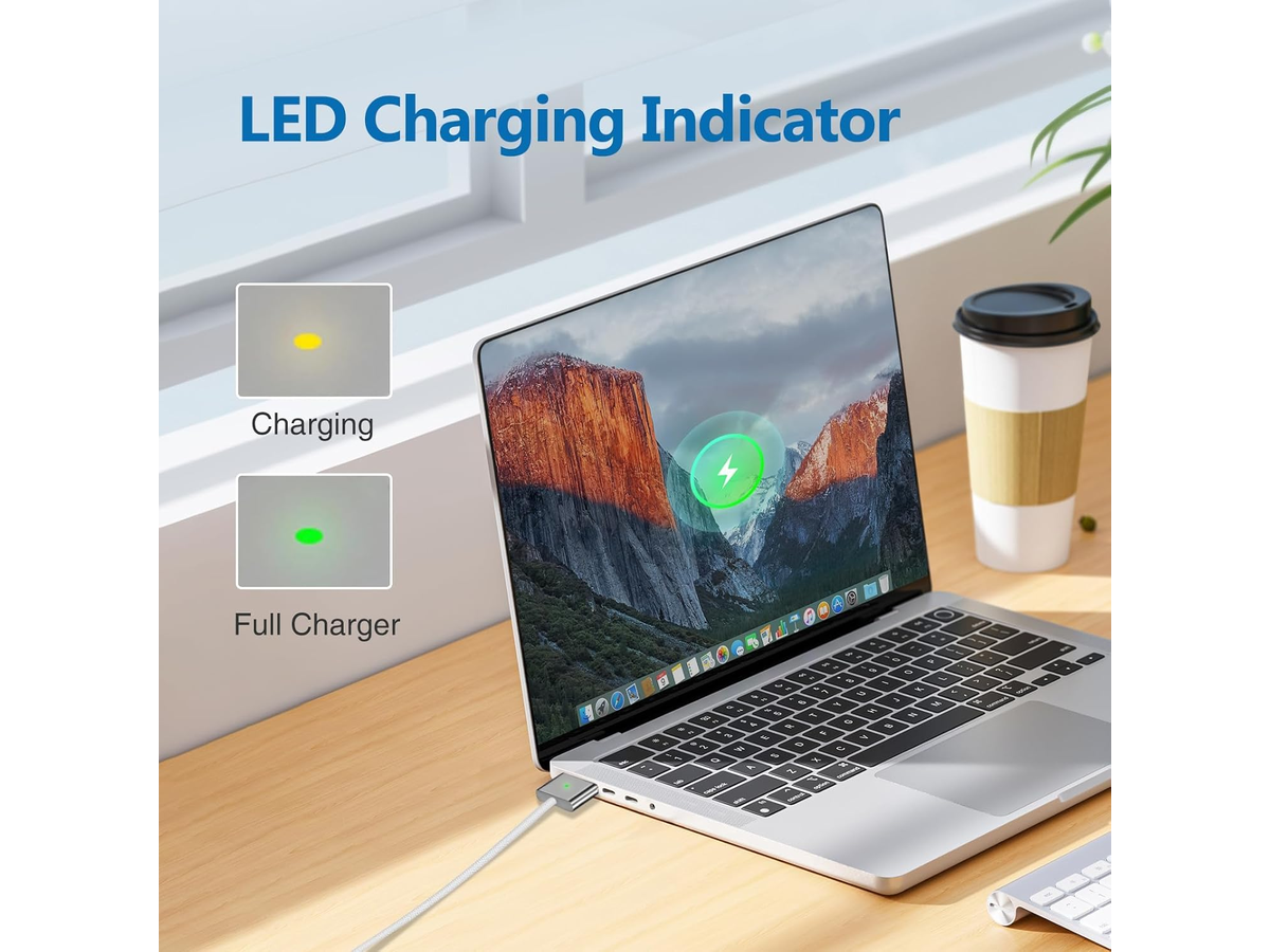 Replacement USB C to Magsafe 3 Charging Cable 2M