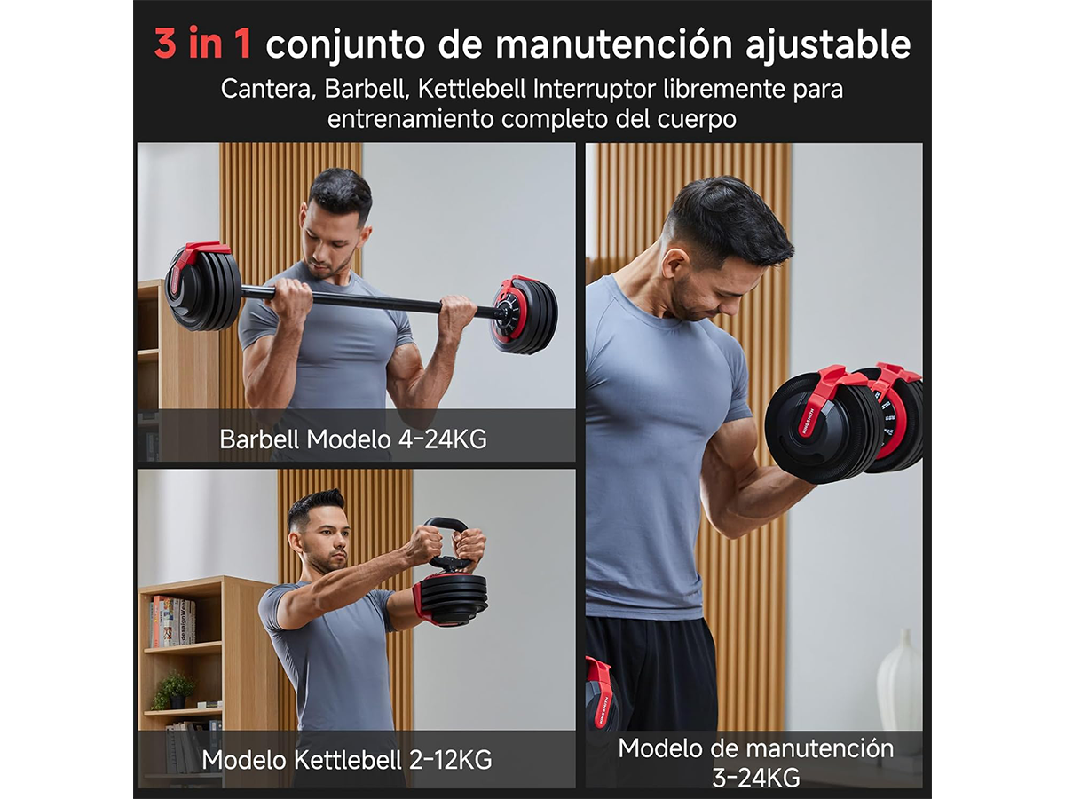 Adjustable dumbbells 24KG