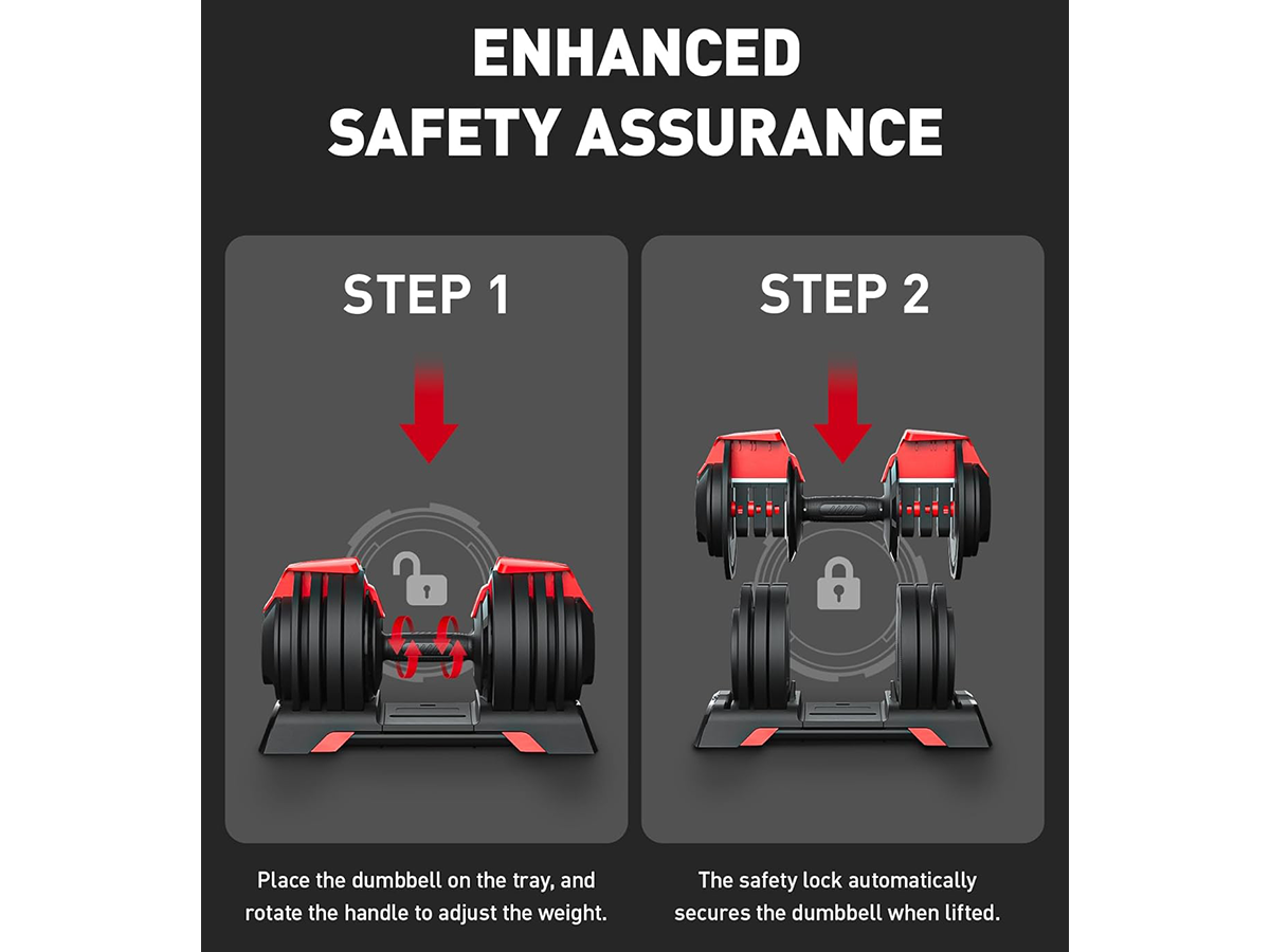 Adjustable dumbbells 24KG