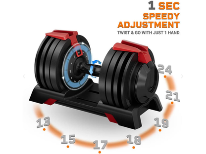 Adjustable dumbbells 24KG