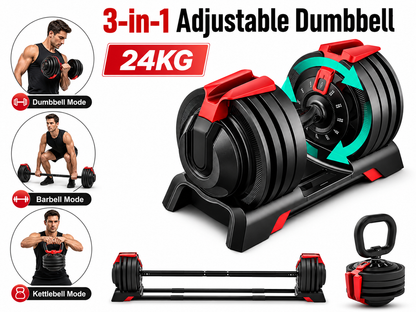Adjustable dumbbells 24KG