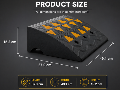 Kerb Ramp Curb Ramp Pair 15.2cm Car Ramps x 2