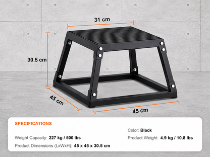 Plyometric Jump Box 12 Inch