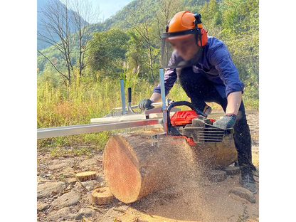 2.74M Chainsaw Mill and Rail Mill Guide System