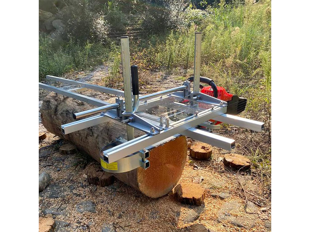 2.74M Chainsaw Mill and Rail Mill Guide System