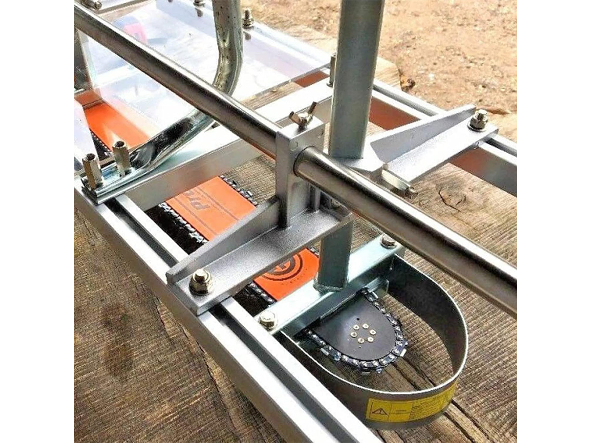 2.74M Chainsaw Mill and Rail Mill Guide System
