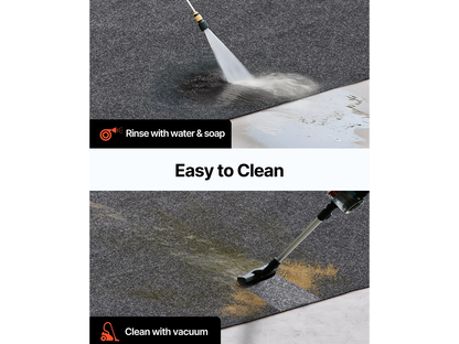 Garage Floor Mat 2.25 x 5.2 M Non-Slip Heavy Duty Waterproof