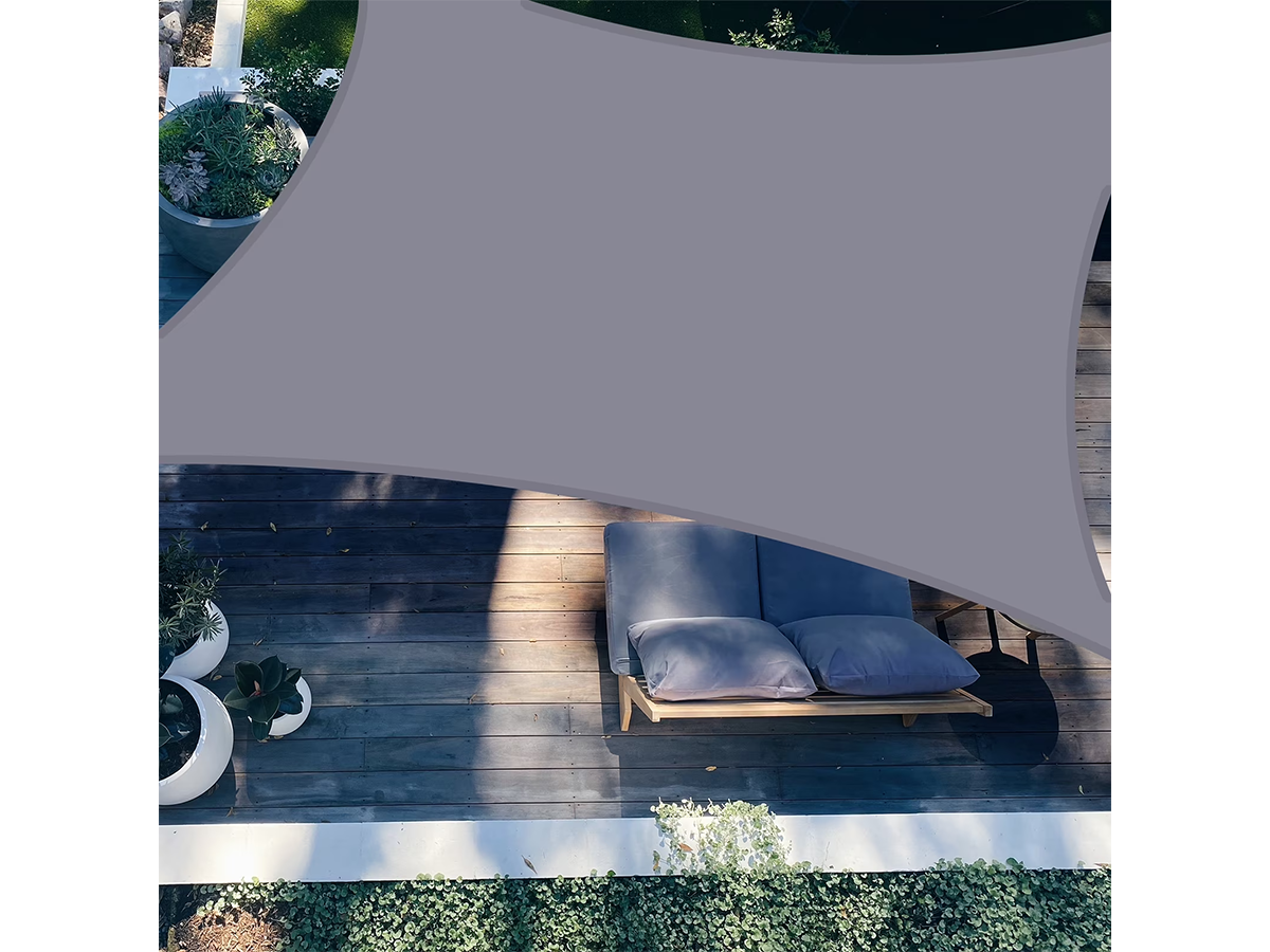 3X5M Rectangle Sun Shade Sail with Hardware