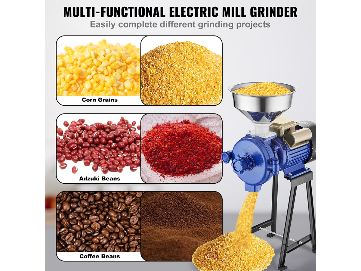 Electric Grain Mill Grinder Machine 3000W