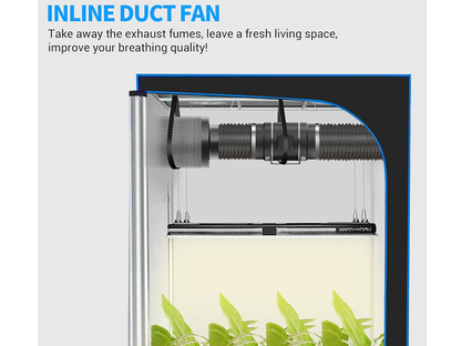 Inline Extractor Fan Exhaust Duct 200MM