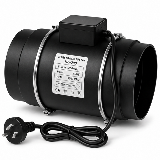 Inline Extractor Fan Exhaust Duct 200MM
