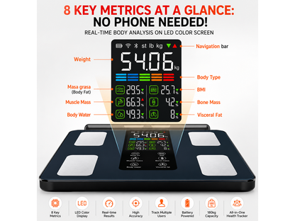 Bathroom Scales Bluetooth Body Fat Scale