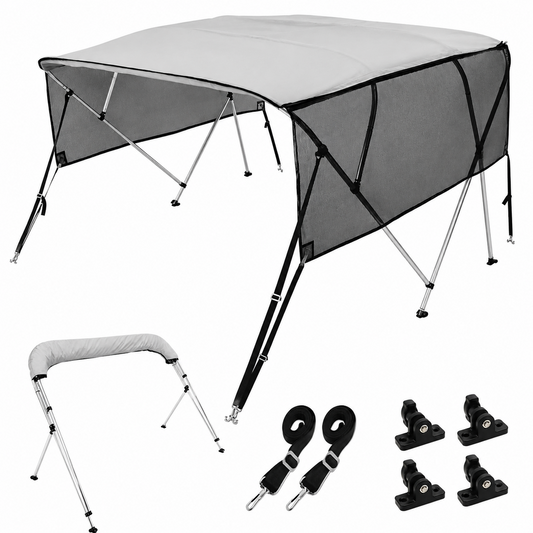 4 Bow Bimini Top Boat Cover 2.0-2.1M