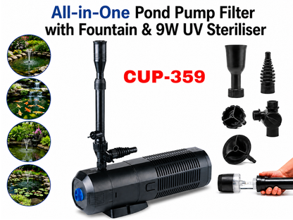 CUP-359 Pond Pump Filter UV Steriliser