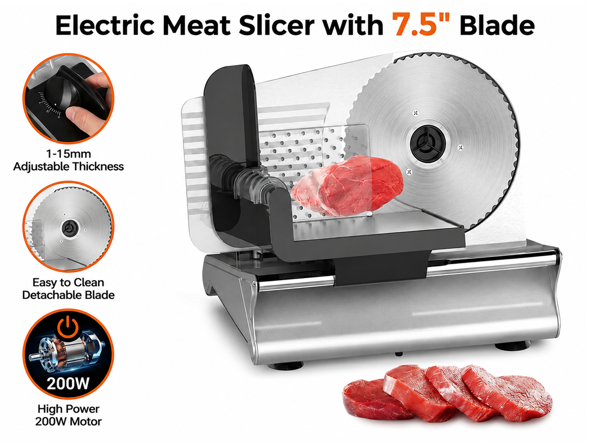200W Meat Slicer Electric