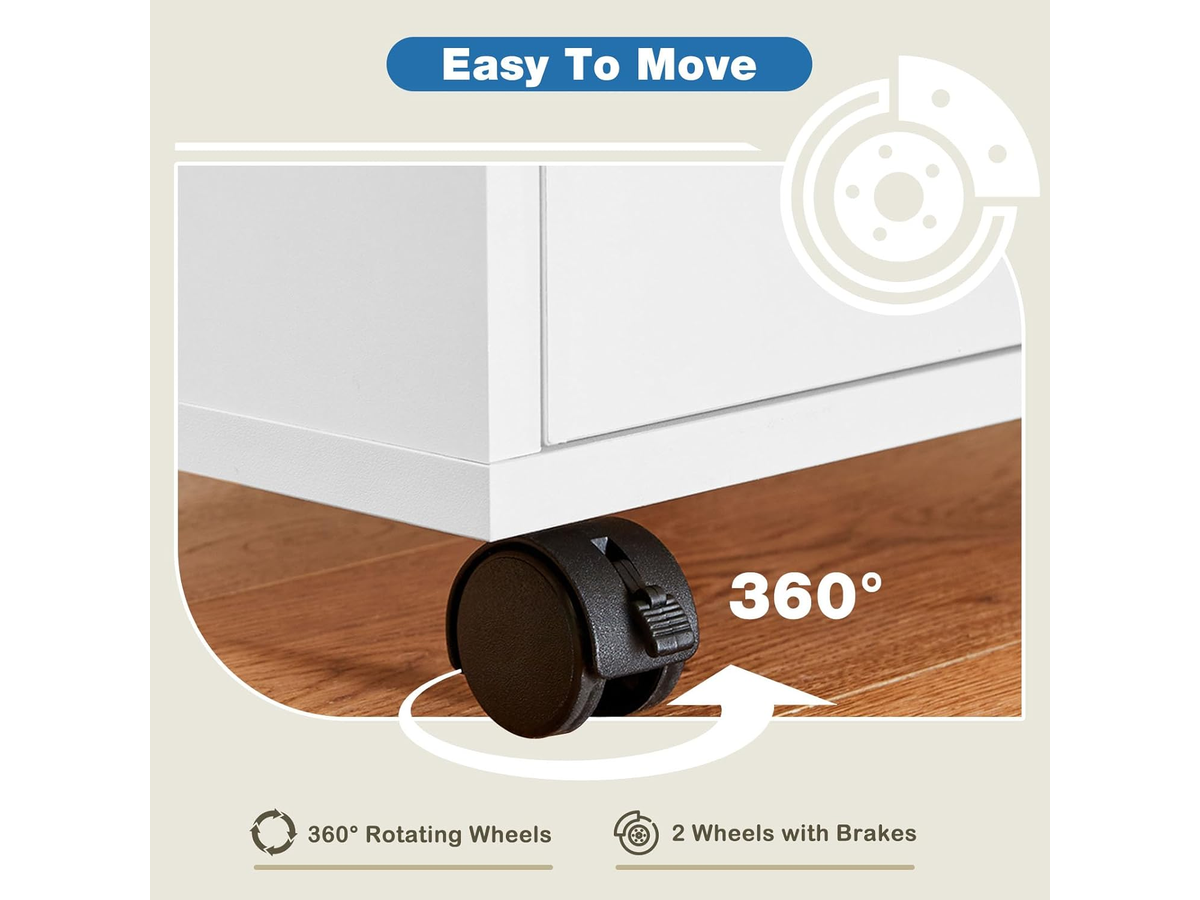 5 Drawer File Cabinet