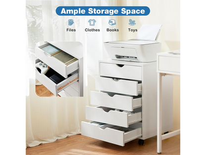 5 Drawer File Cabinet