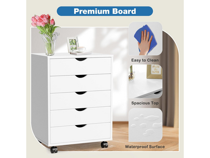 5 Drawer File Cabinet