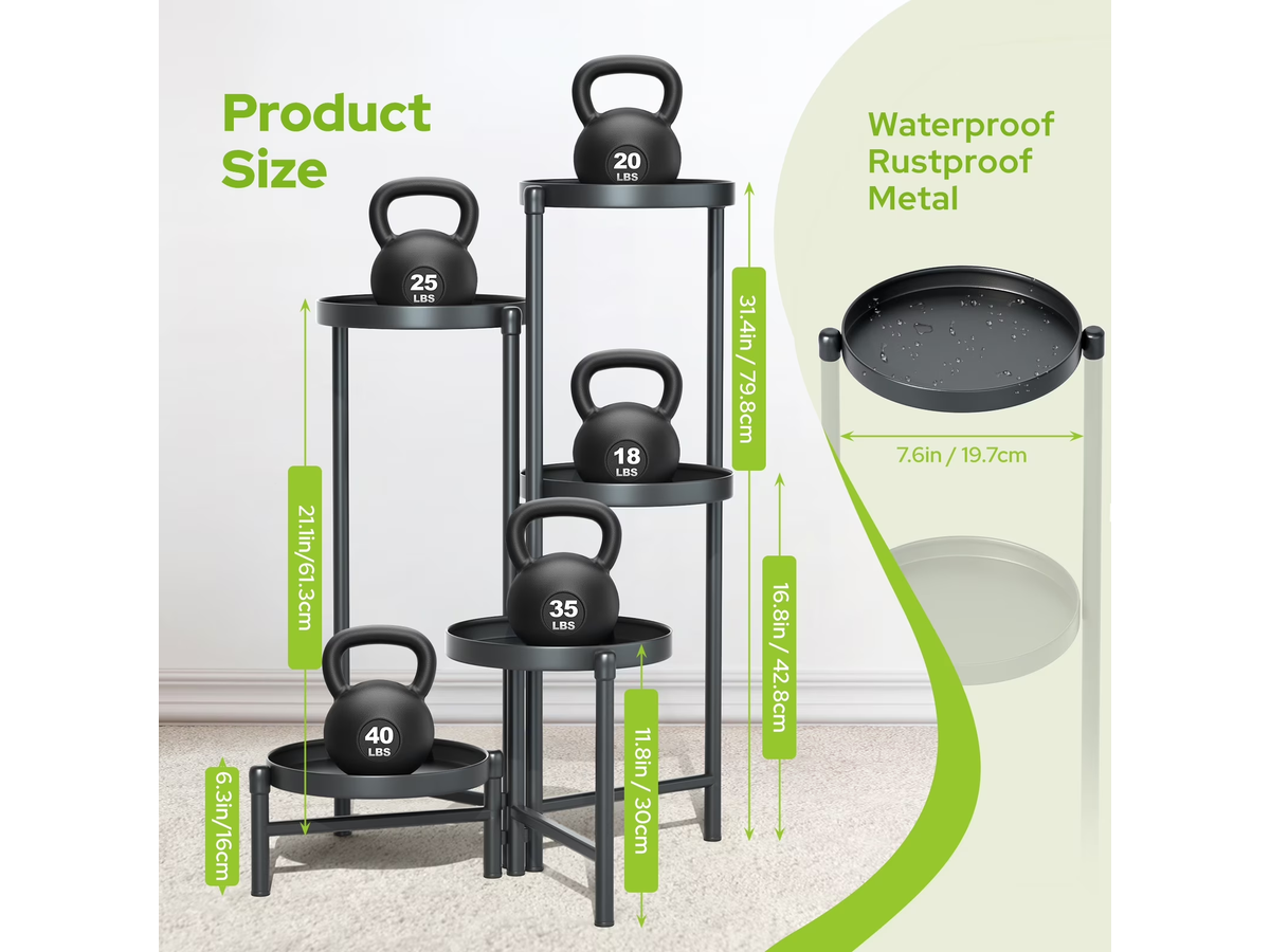 5 Tier Metal Plant Stand