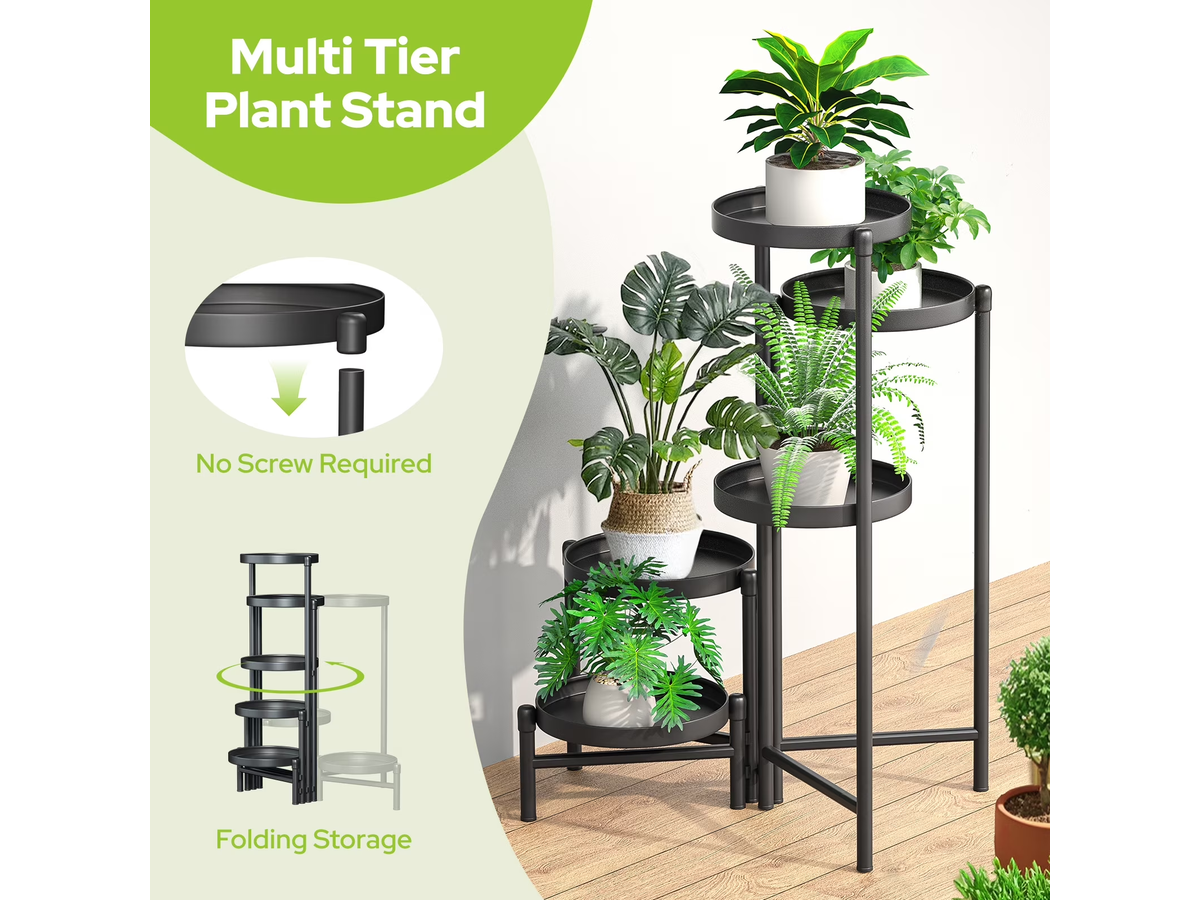 5 Tier Metal Plant Stand