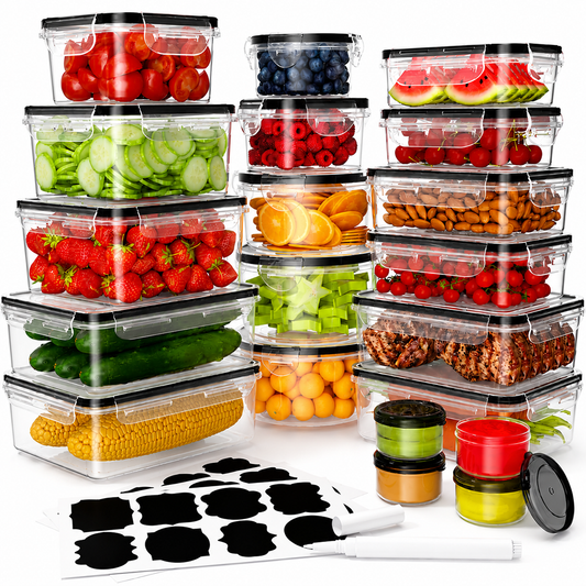 Food Storage Containers Set 50 Piece