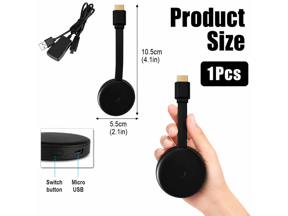 Wireless HDMI Display Dongle Adapter