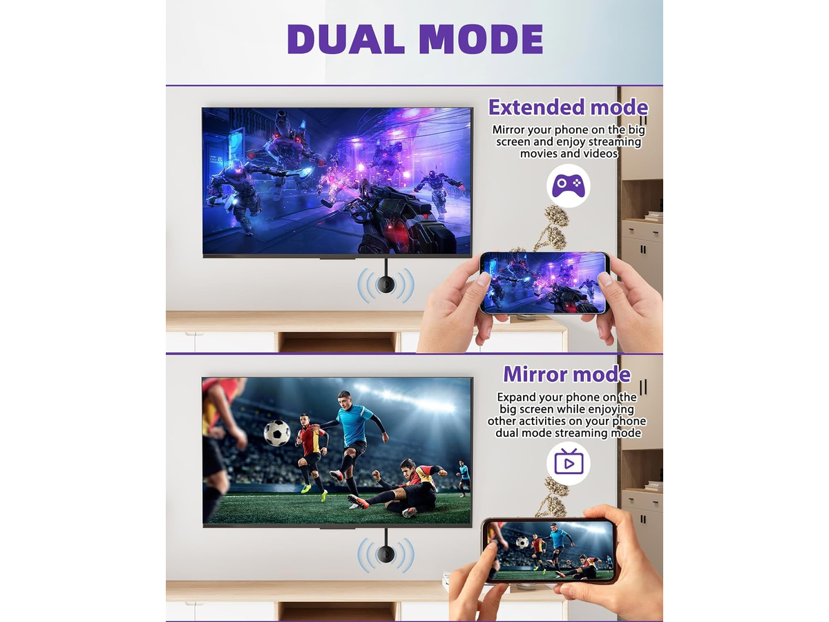 Wireless HDMI Display Dongle Adapter