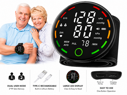 Wrist Blood Pressure Monitor