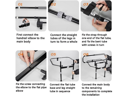 Adjustable Bed Rail for Elderly Safety