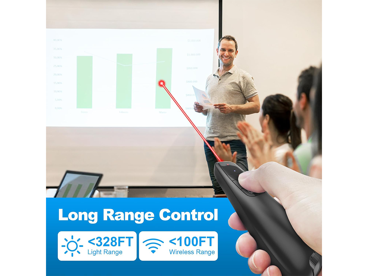 Professional Wireless Presentation Clicker