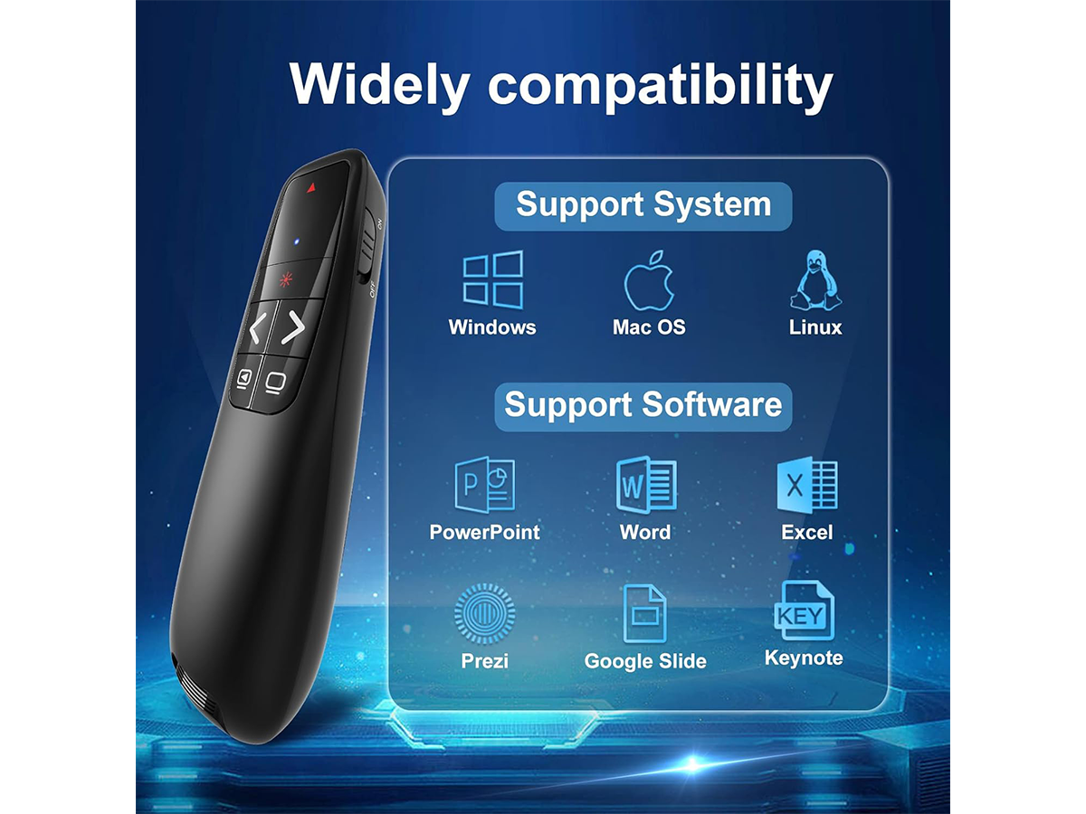 Professional Wireless Presentation Clicker