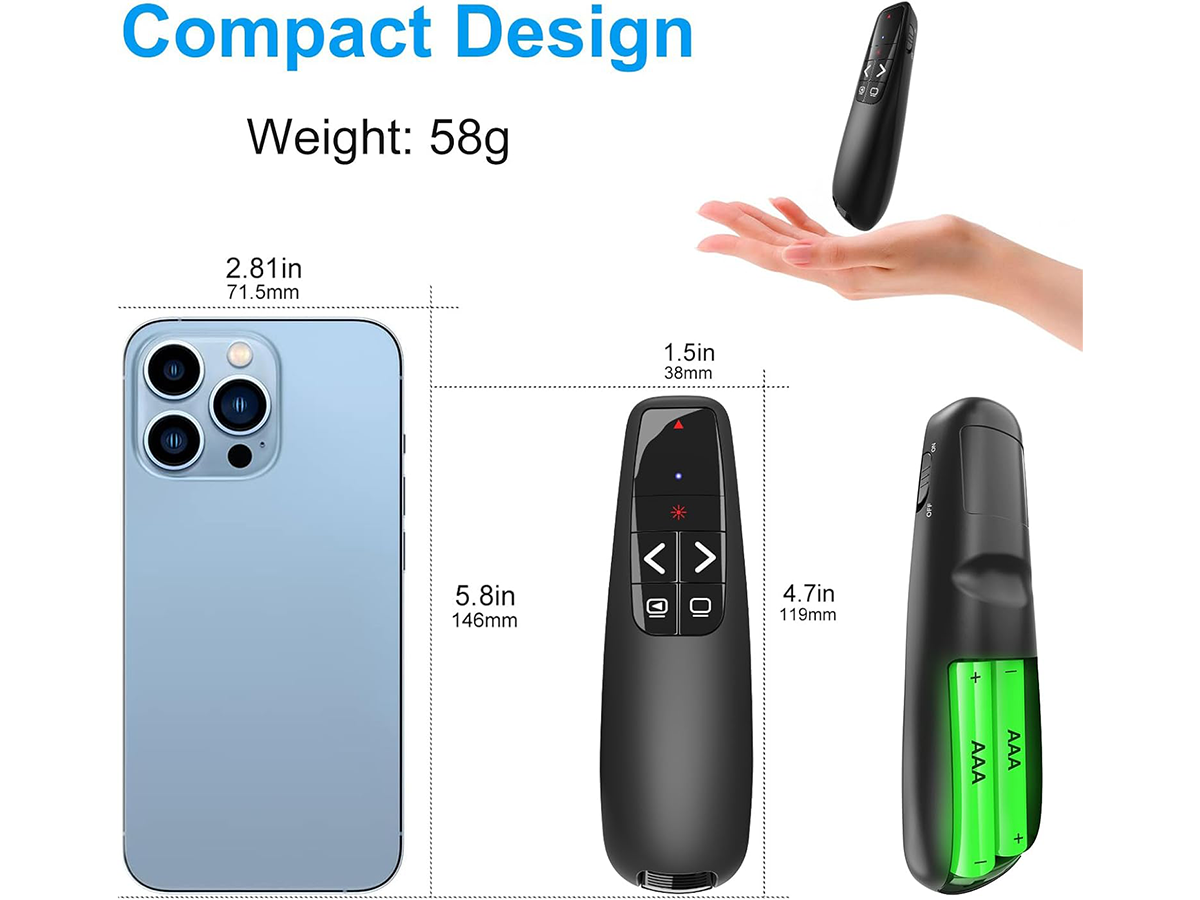 Professional Wireless Presentation Clicker
