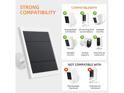 Solar Panel for Ring Camera