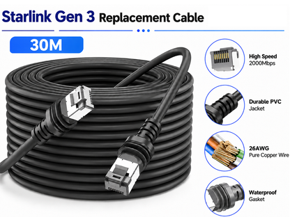 Starlink Gen 3 Replacement Cable 30M
