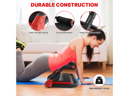 Ab Machine with Resistance Bands