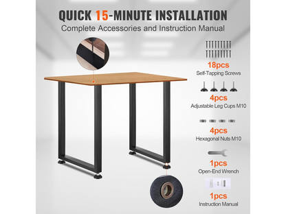 Adjustable Square Table Legs