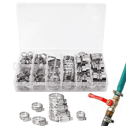 120PCS Hose Pipe Clamps Clips