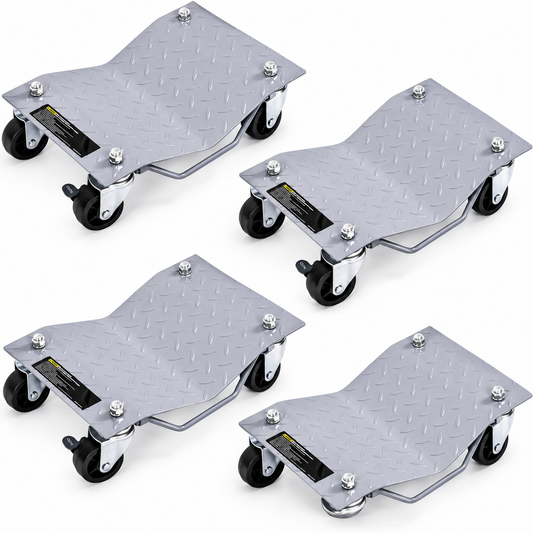 Tire Wheel Dolly 4 Pack Heavy Duty Vehicle Positioning Skates