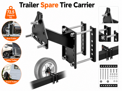 Trailer Wheel Bracket Spare Tire Carrier