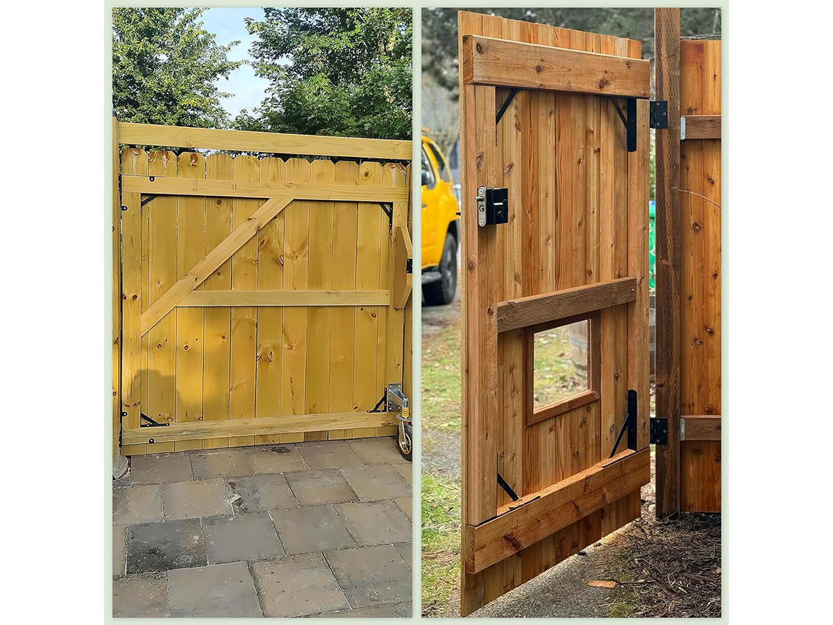 wooden Gate Installation Hardware Kit