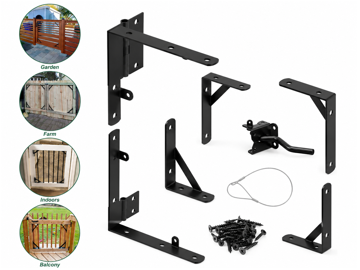 wooden Gate Installation Hardware Kit
